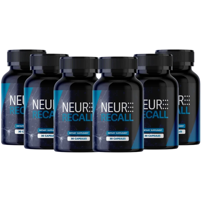 NeuroRecall 6 bottle best value package